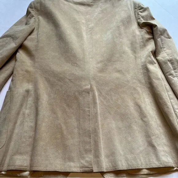 Halston Halsuede Men's Sport Jacket Camel Colored Size 40R